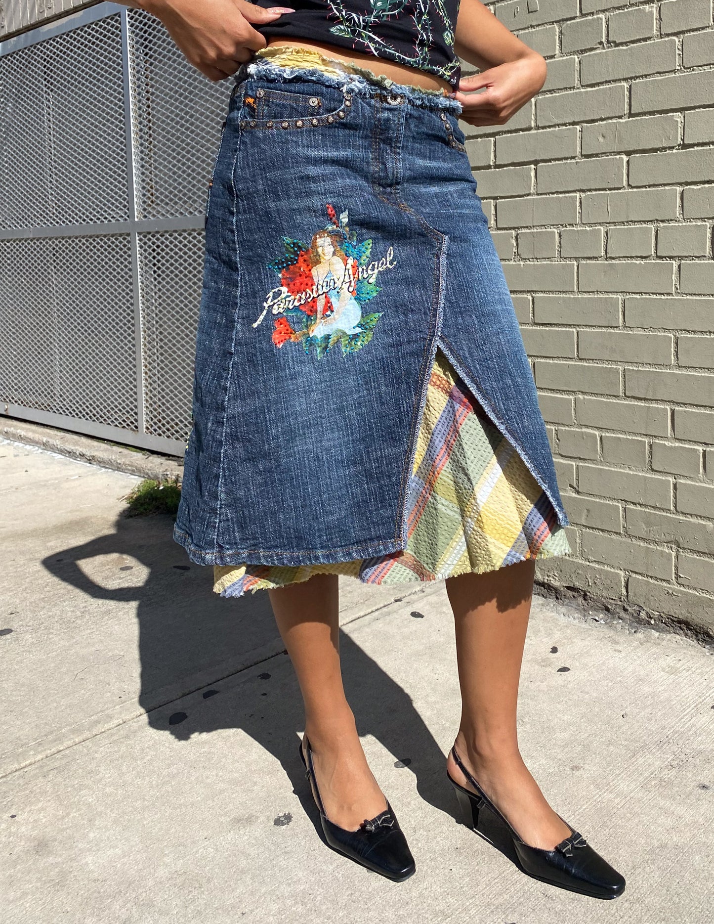 Parasuco Jeans Denim Midi skirt