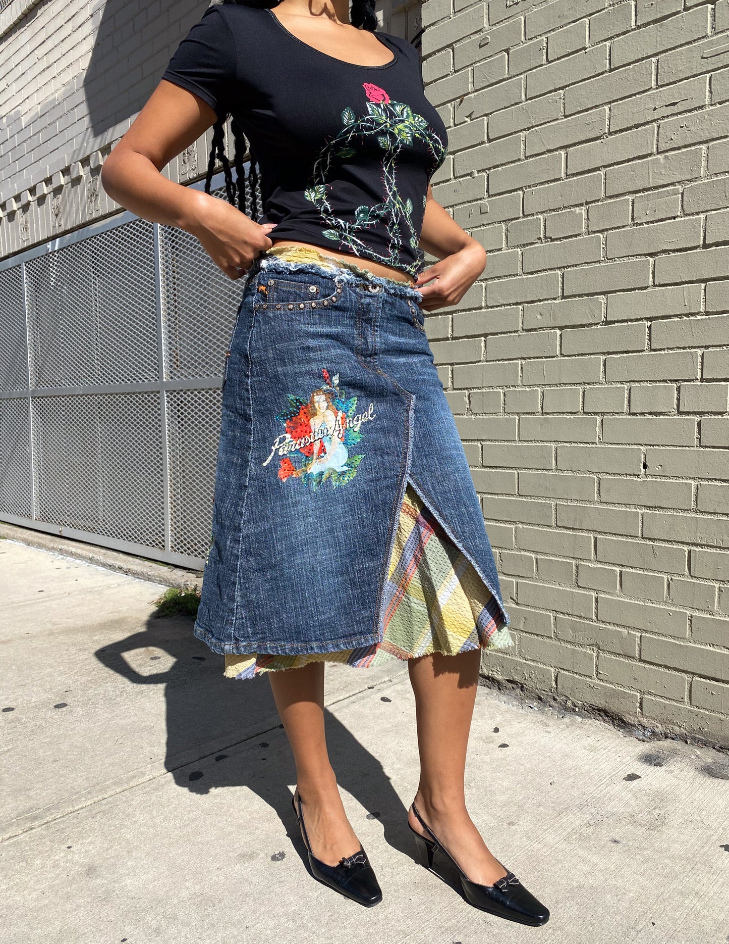 Parasuco Jeans Denim Midi skirt