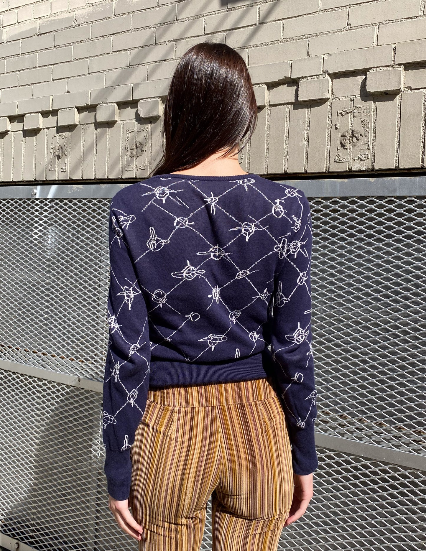 Vivienne Westwood Red Label Orb All Over Print Cardigan