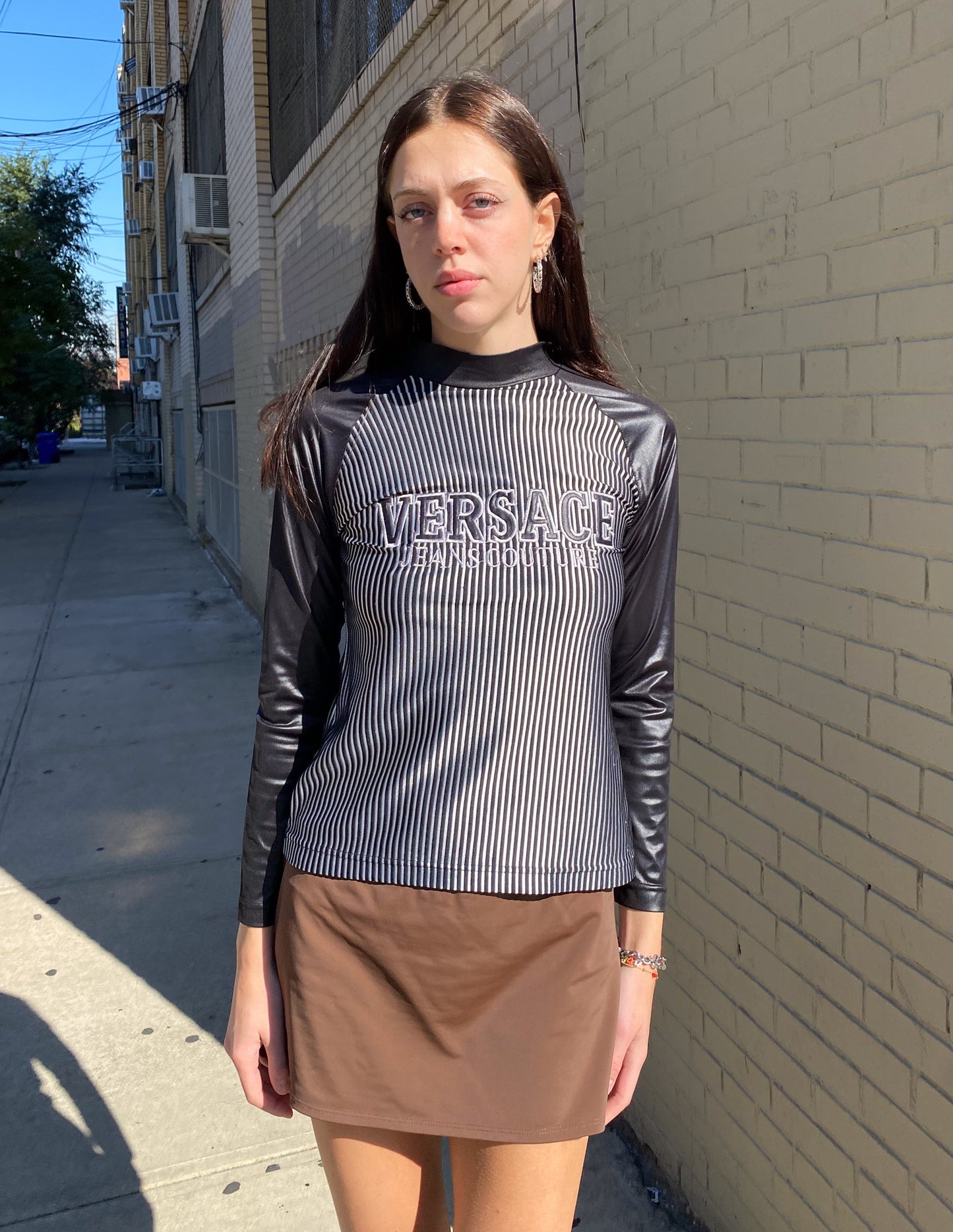 Versace Jeans Couture Striped Long Sleeve