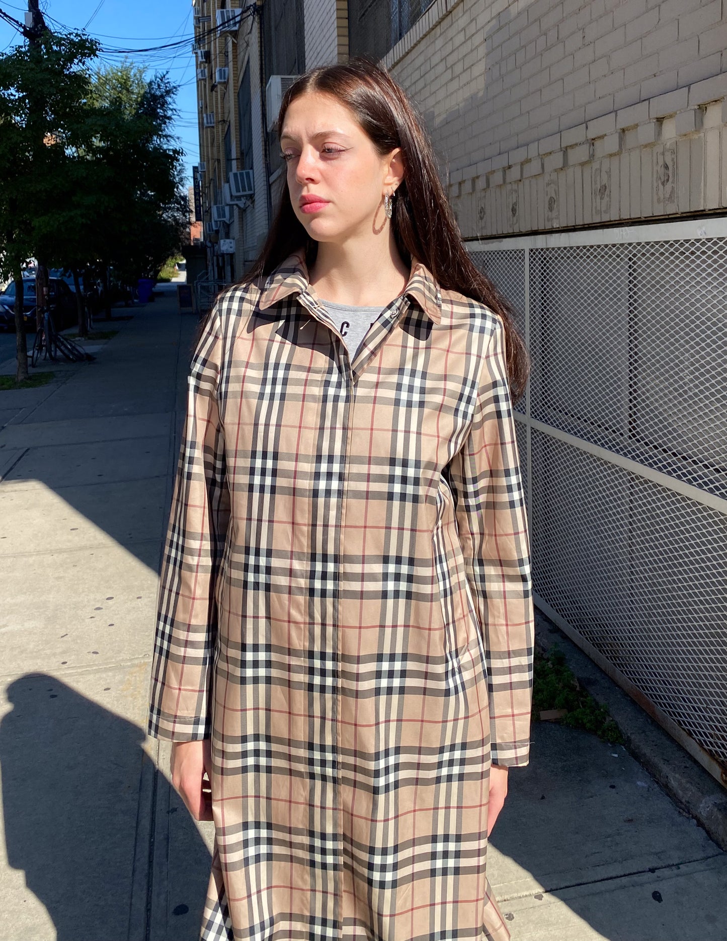 Burberry London Check Rain/Trench Coat