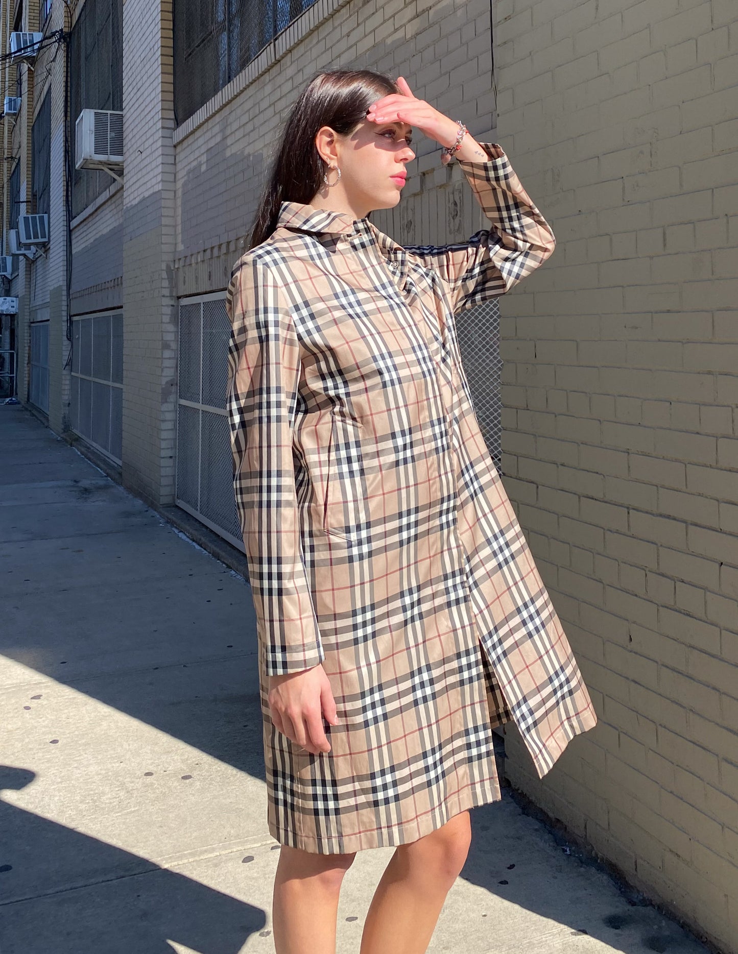 Burberry London Check Rain/Trench Coat