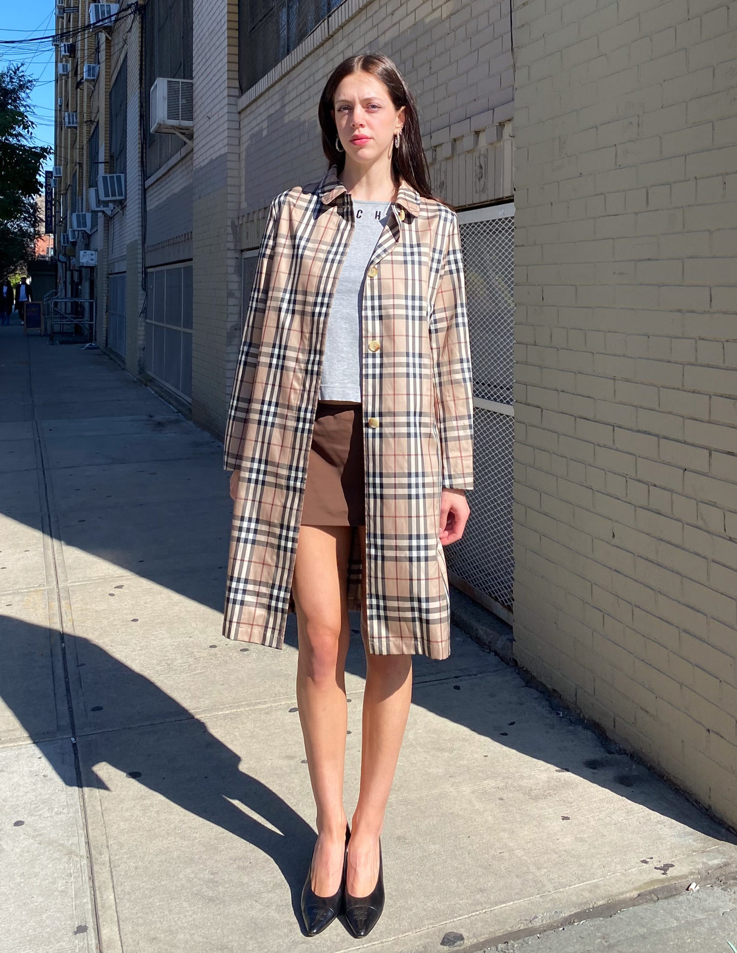 Burberry London Check Rain/Trench Coat