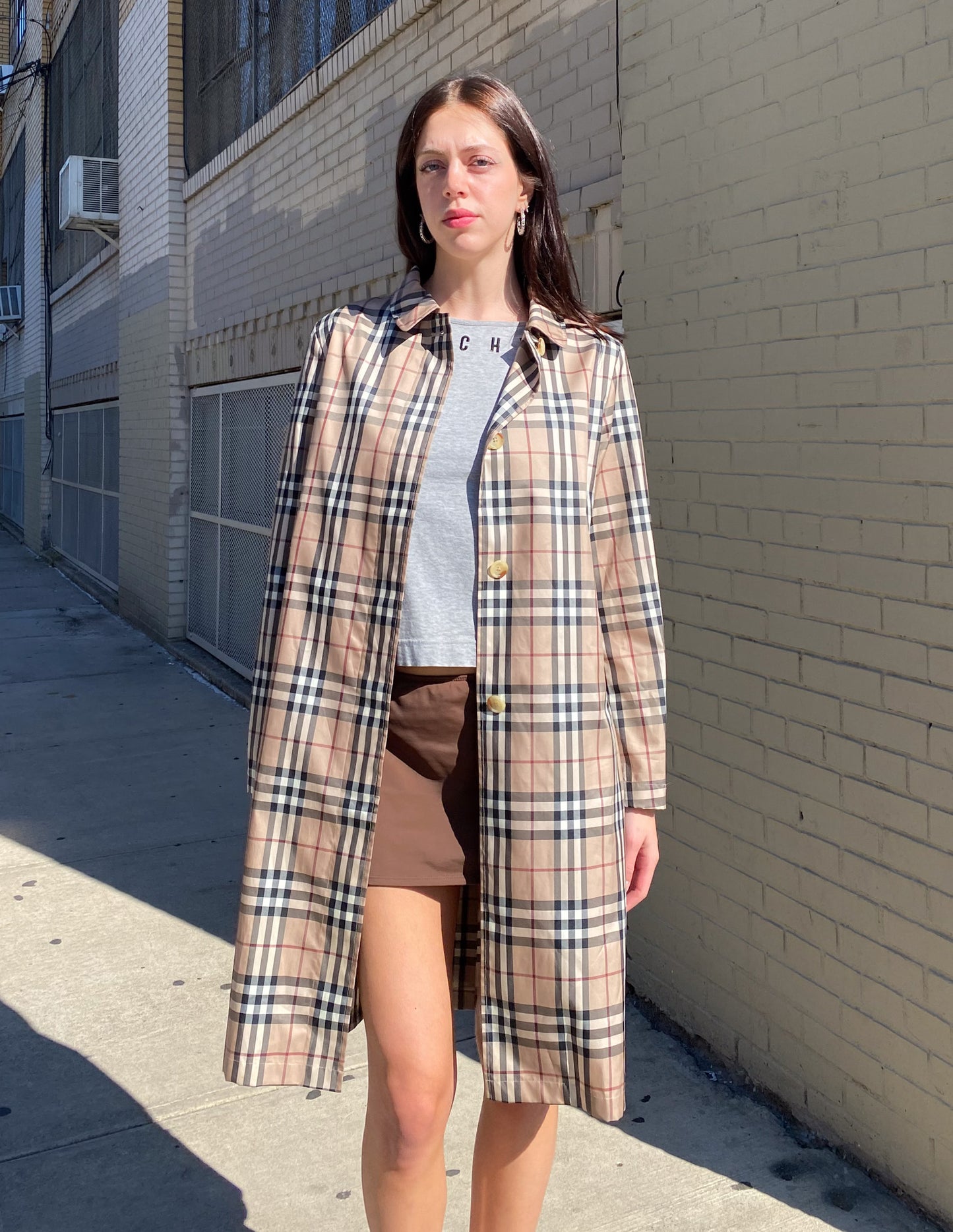 Burberry London Check Rain/Trench Coat