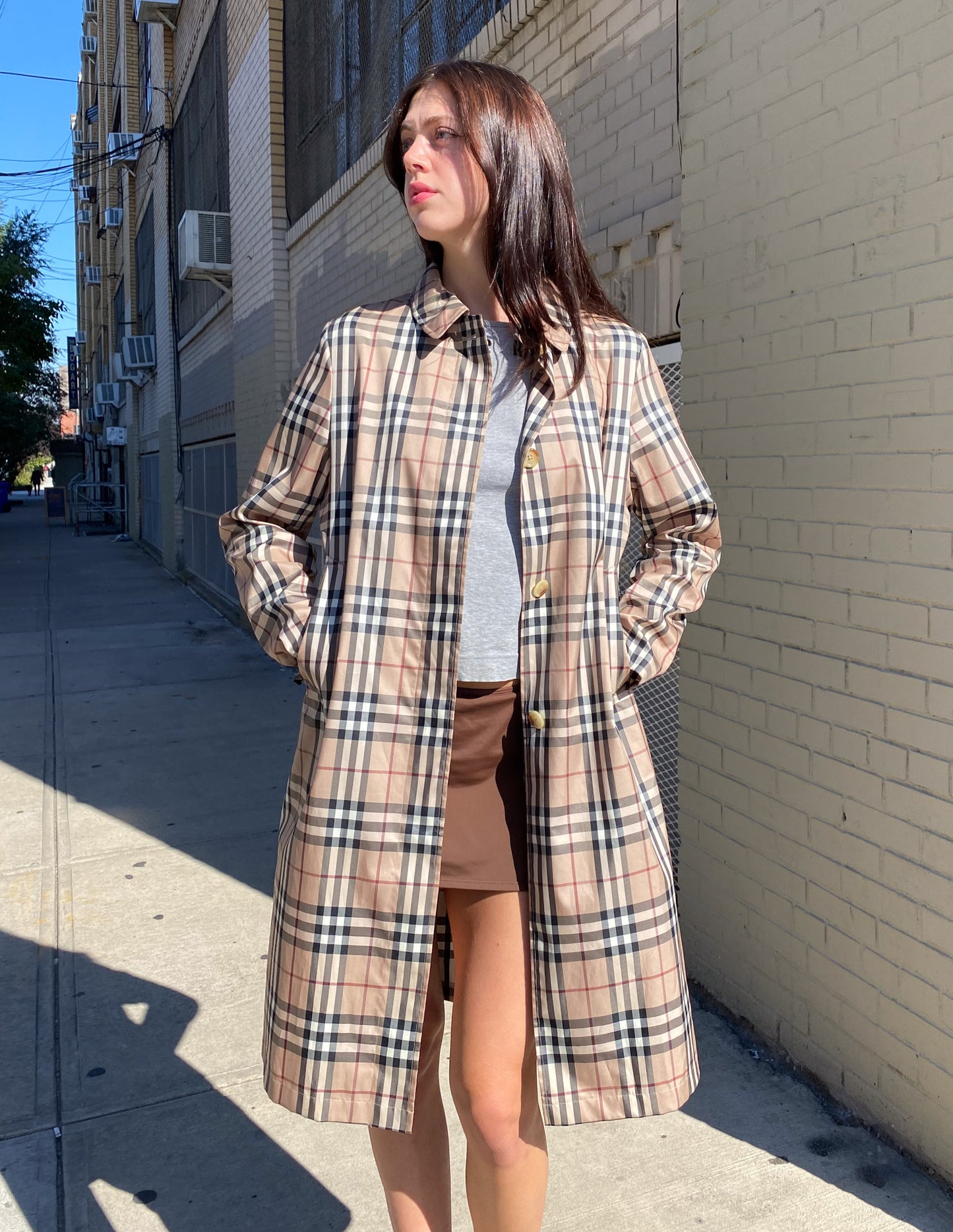 Burberry London Check Rain/Trench Coat
