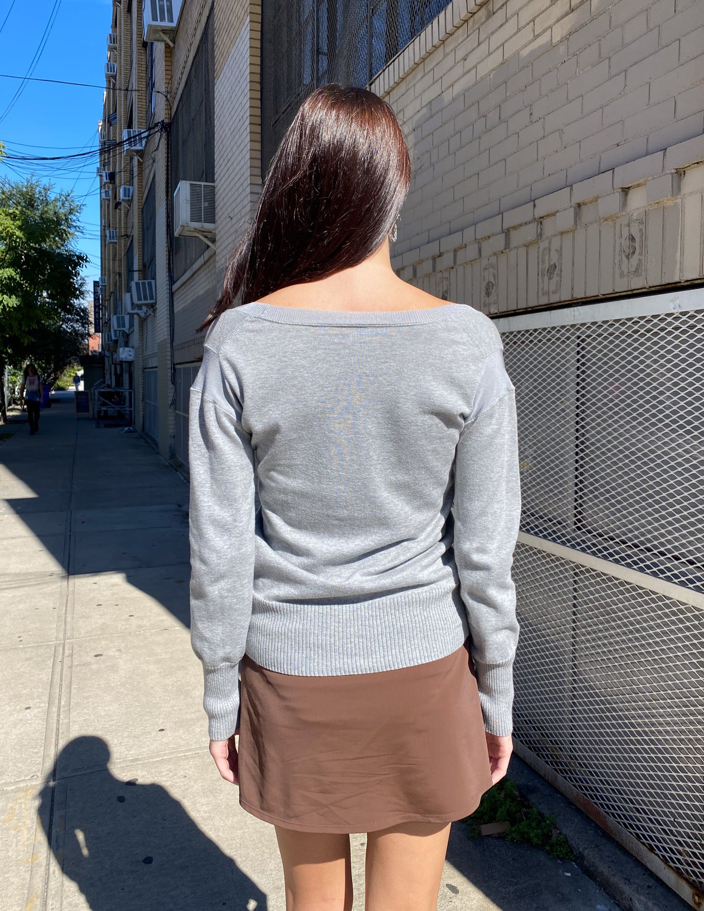 Vivienne Westwood Red Label Grey Orb Detail Sweater