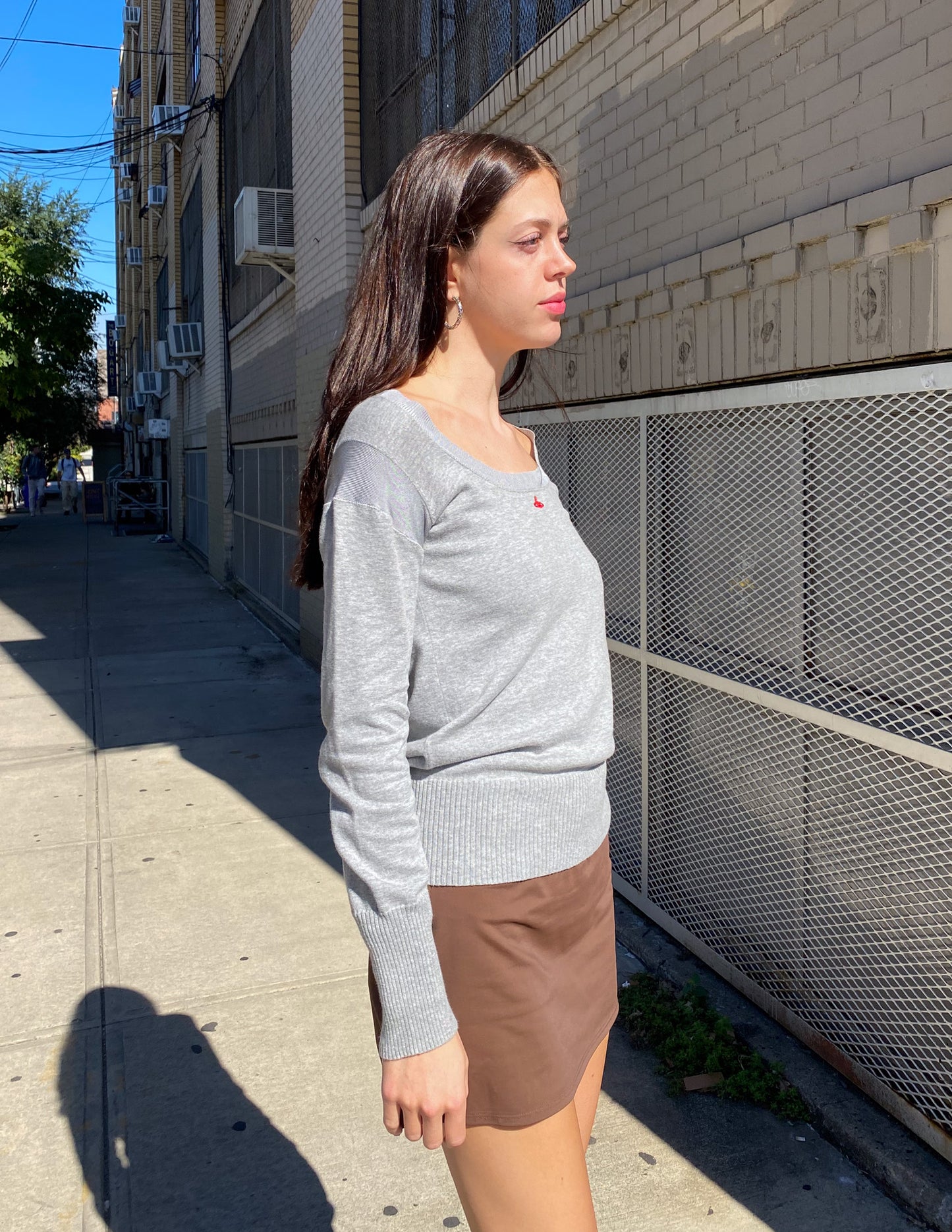 Vivienne Westwood Red Label Grey Orb Detail Sweater