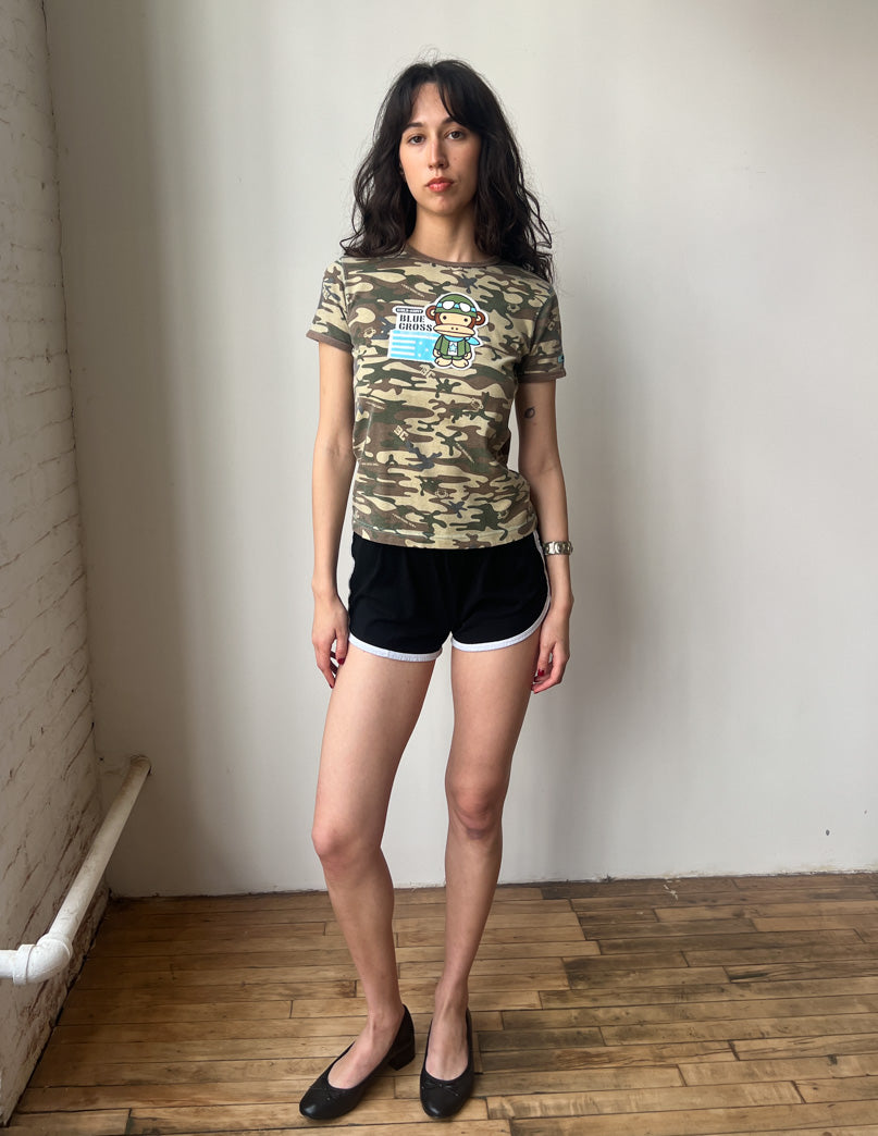 Blue Cross Camo Baby Tee