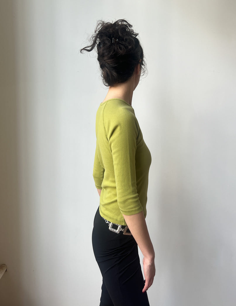 Vtg Juicy Couture Embroidered Peace Tee