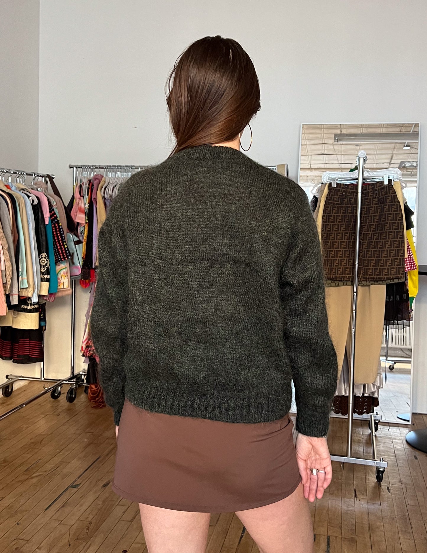Rainbow Multi United Colors of Benetton Italian Mohair Sweater