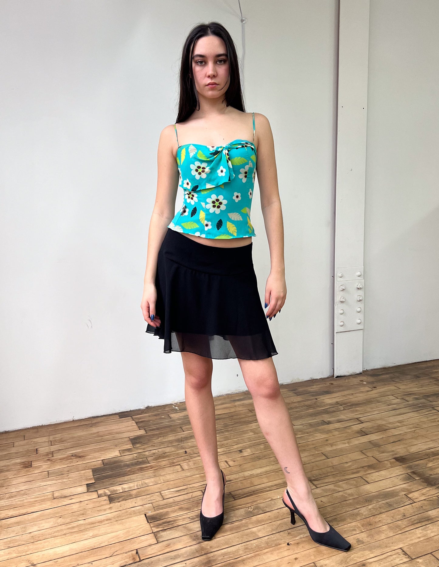 Celine by Champion Black Mini Skirt