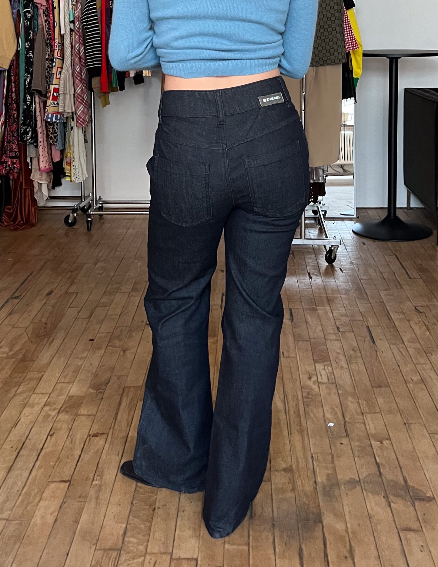 Diesel Dark Wash Flare Jean