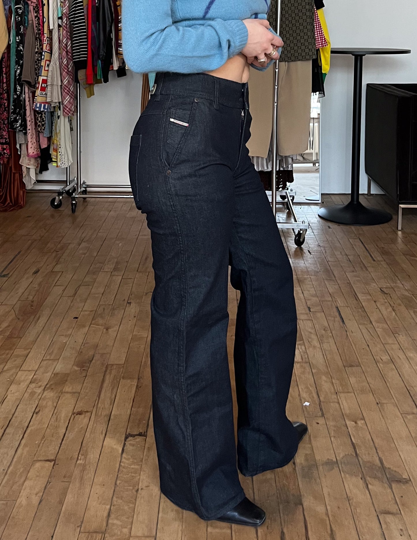 Diesel Dark Wash Flare Jean