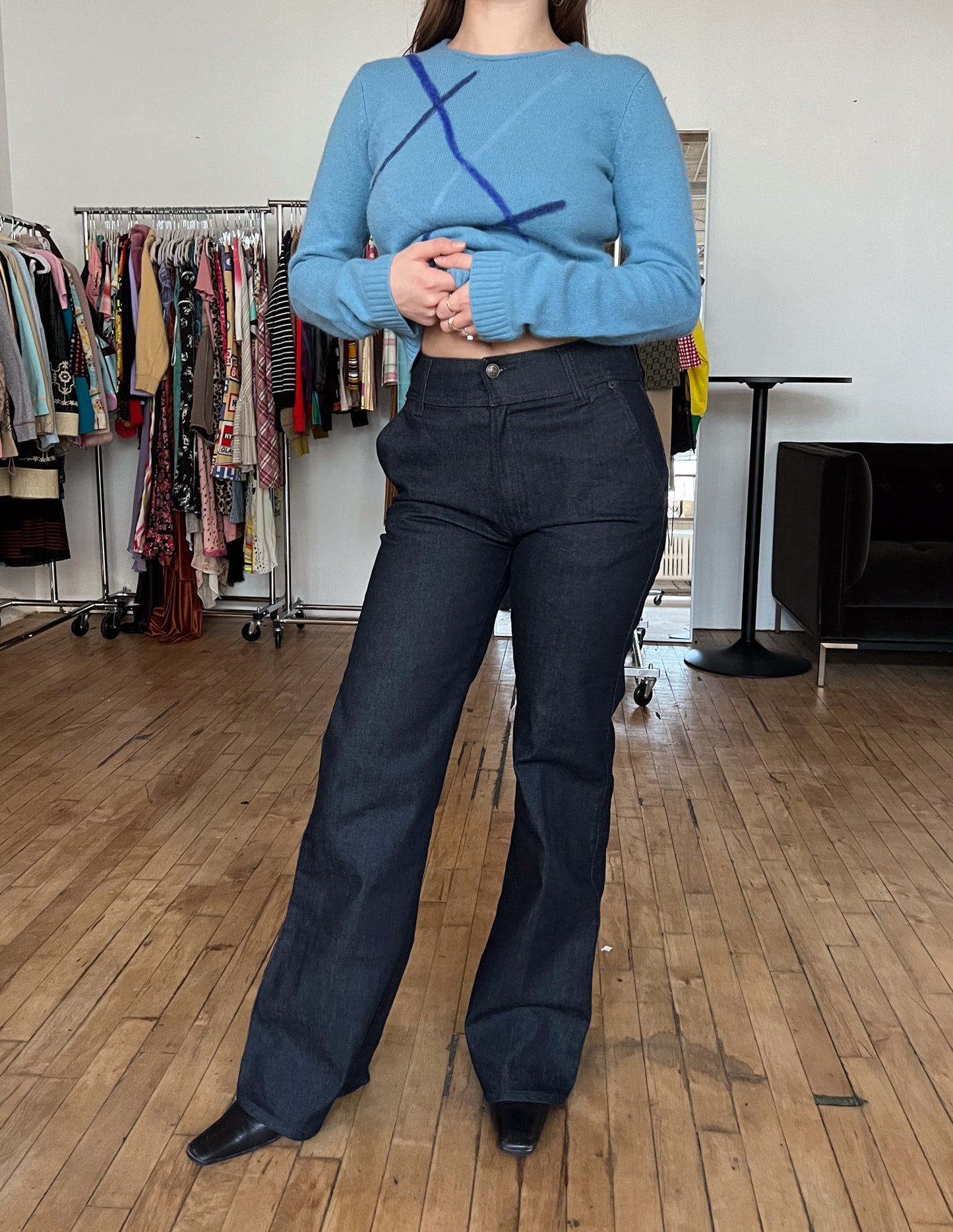 Diesel Dark Wash Flare Jean