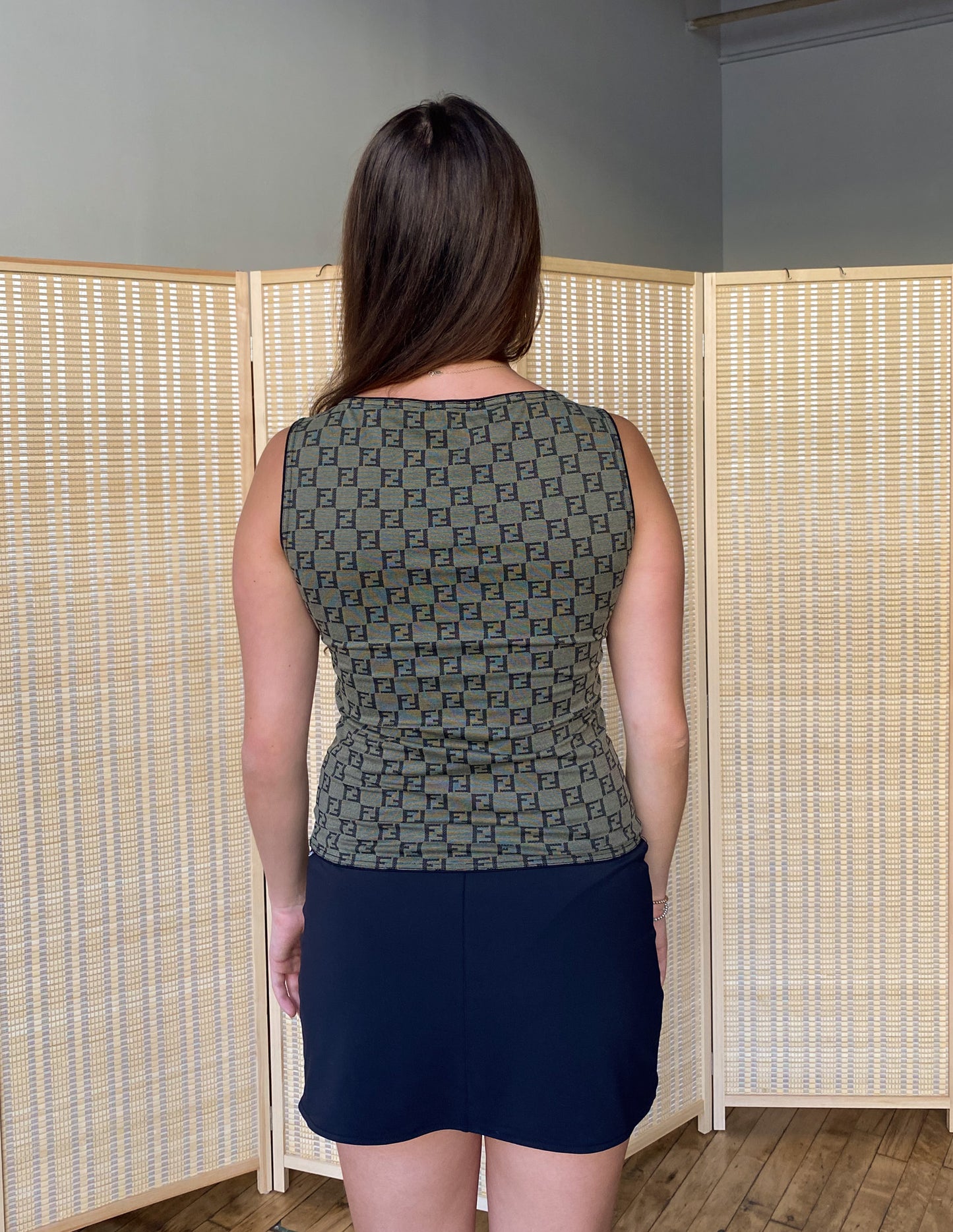Fendi Zucca All Over Tank