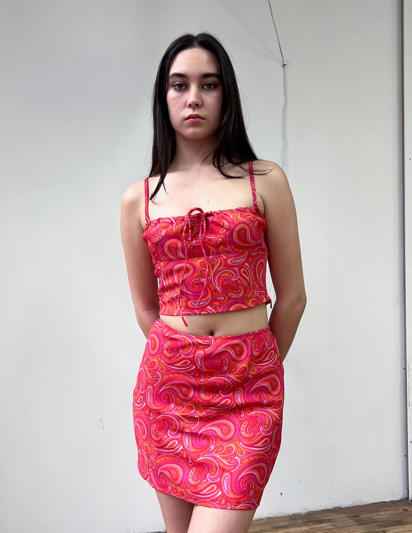 Funny Pretty Nice Pink Paisley Top