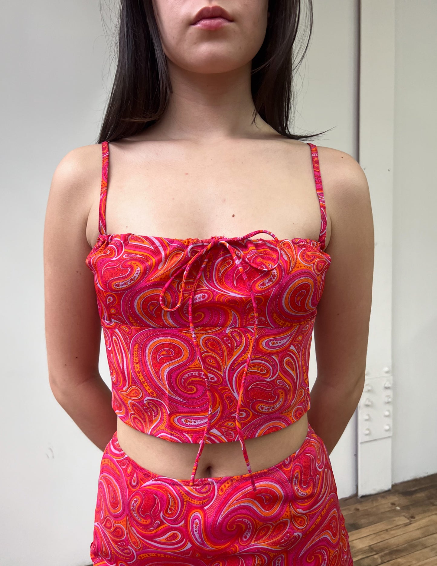 Funny Pretty Nice Pink Paisley Top