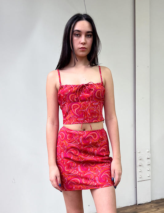 Funny Pretty Nice Pink Paisley Top