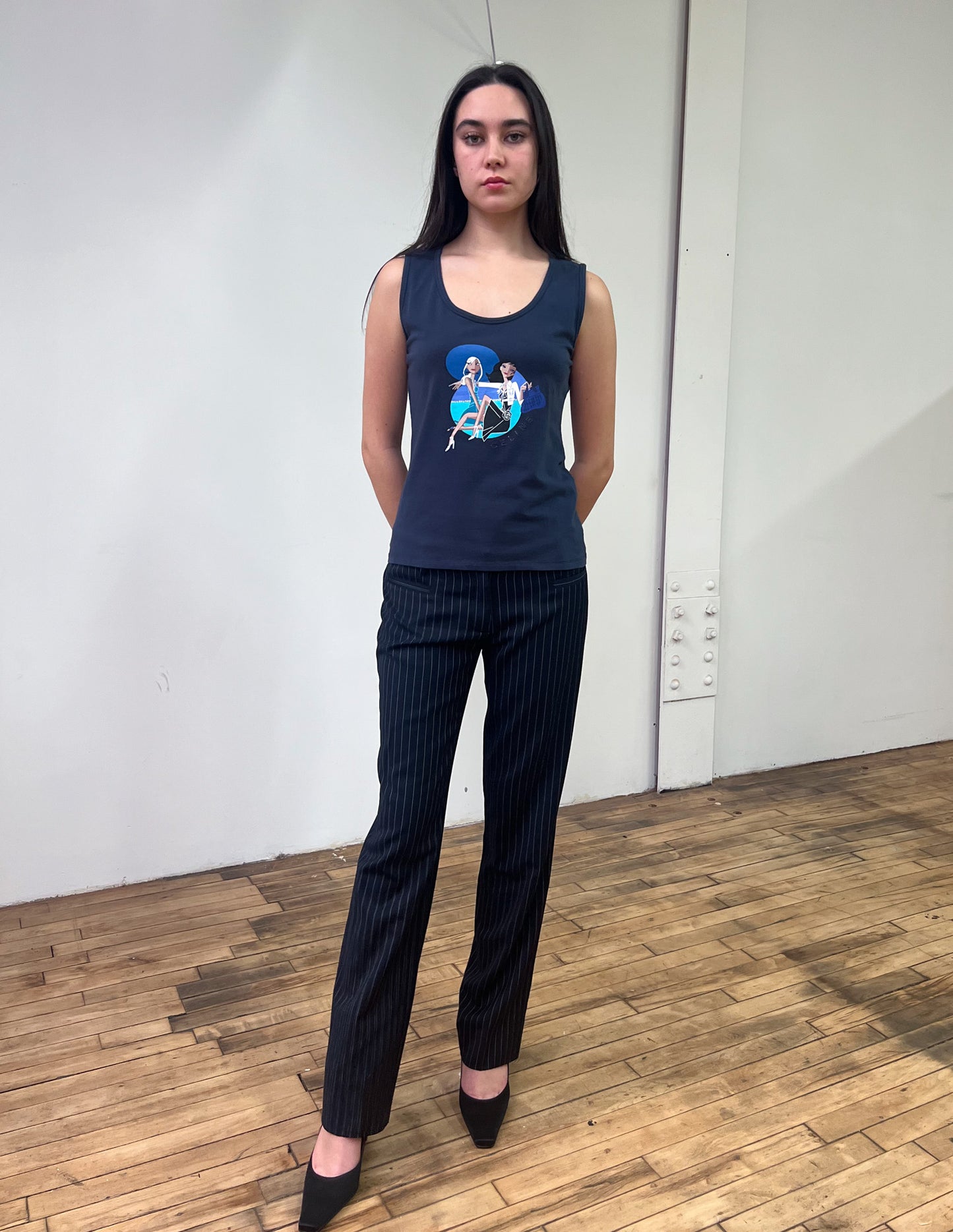 Vintage Céline Girl Graphic Tank