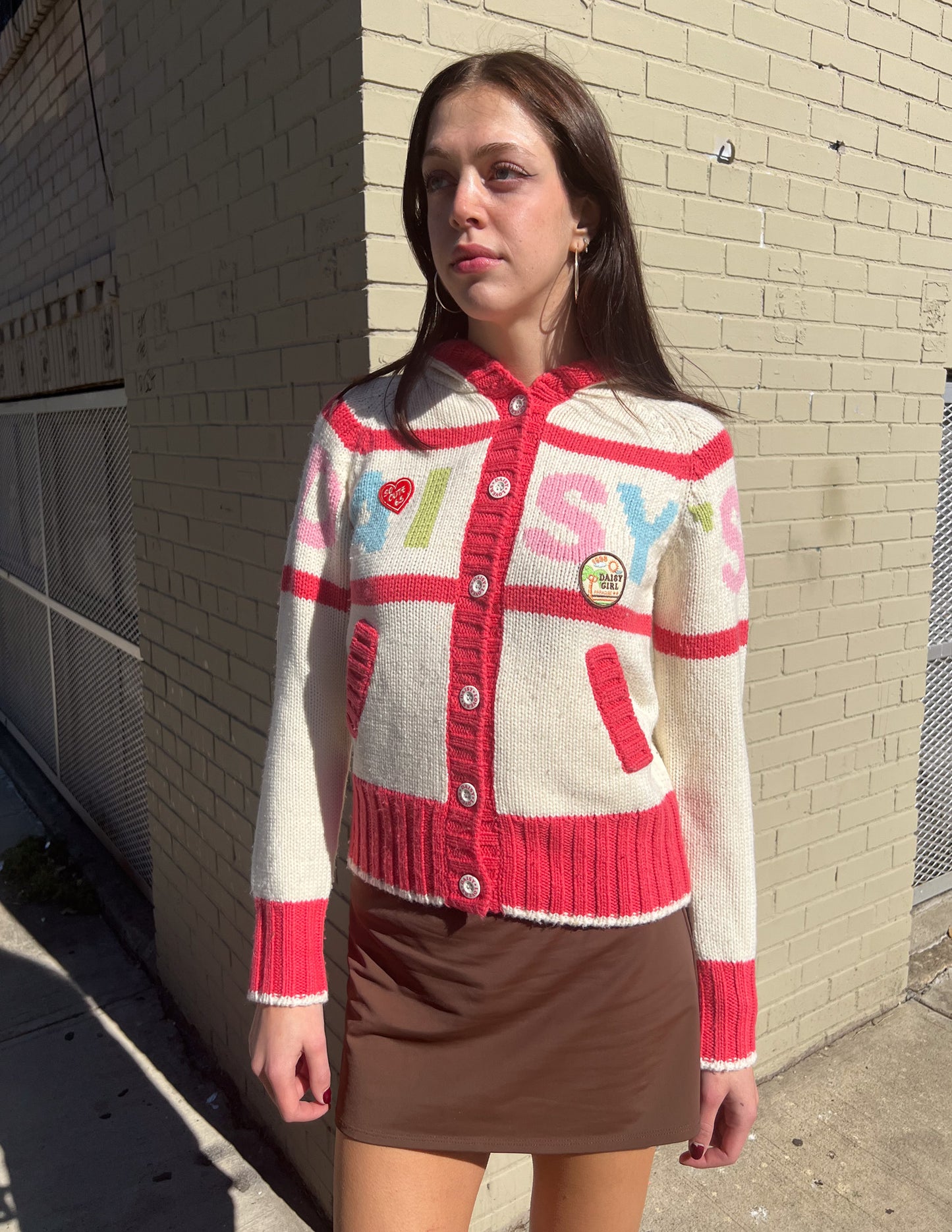 Daisy Lovers Gold Label Button Hoodie