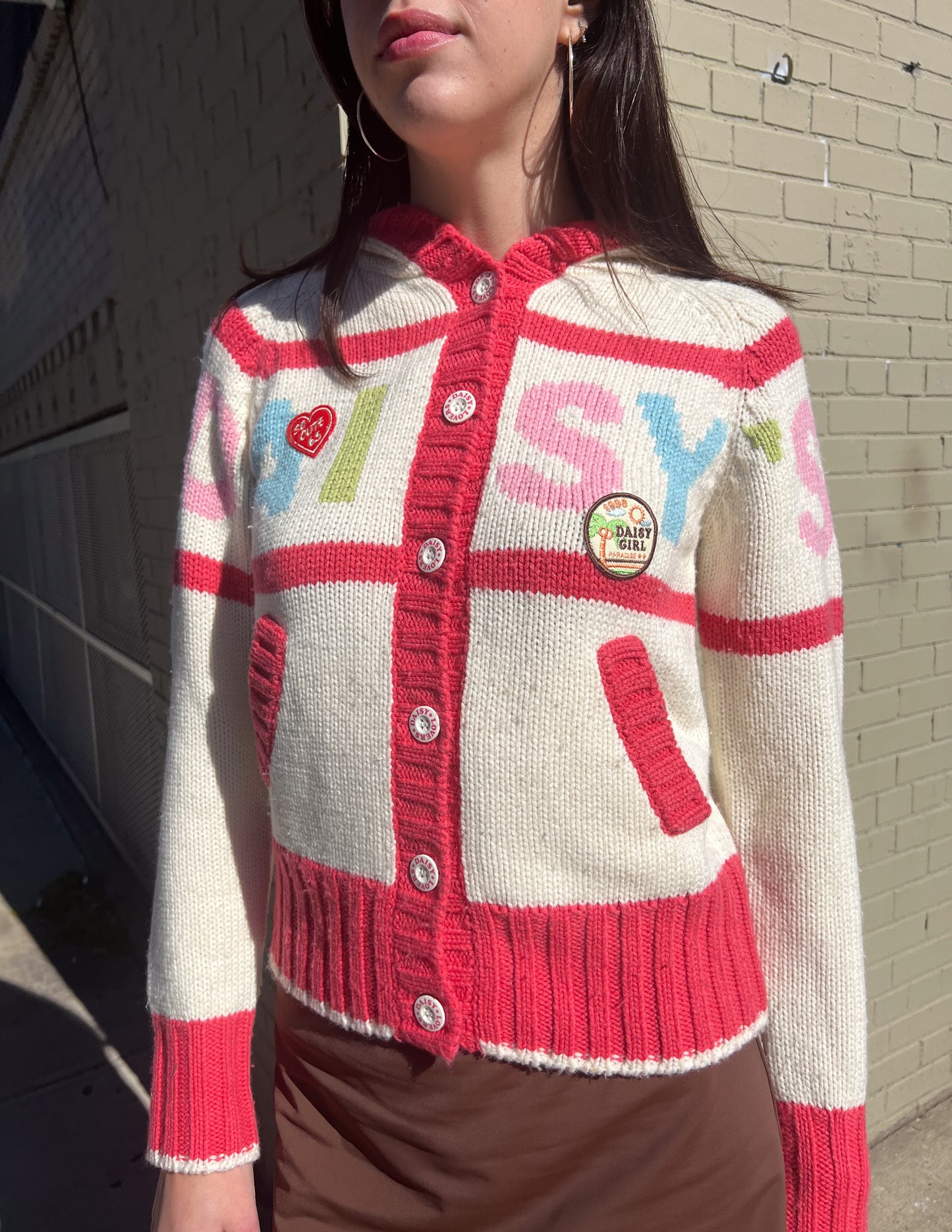 Daisy Lovers Gold Label Button Hoodie