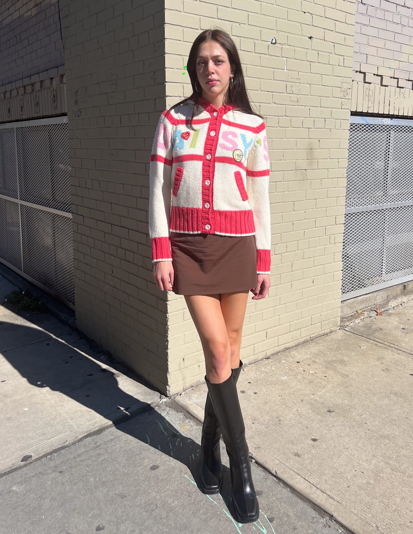 Daisy Lovers Gold Label Button Hoodie