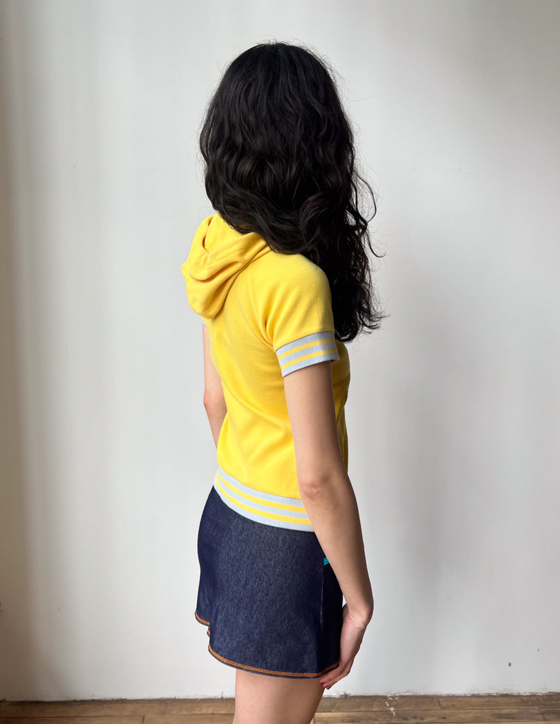 Daisy Lovers Yellow Zip Up Hoodie