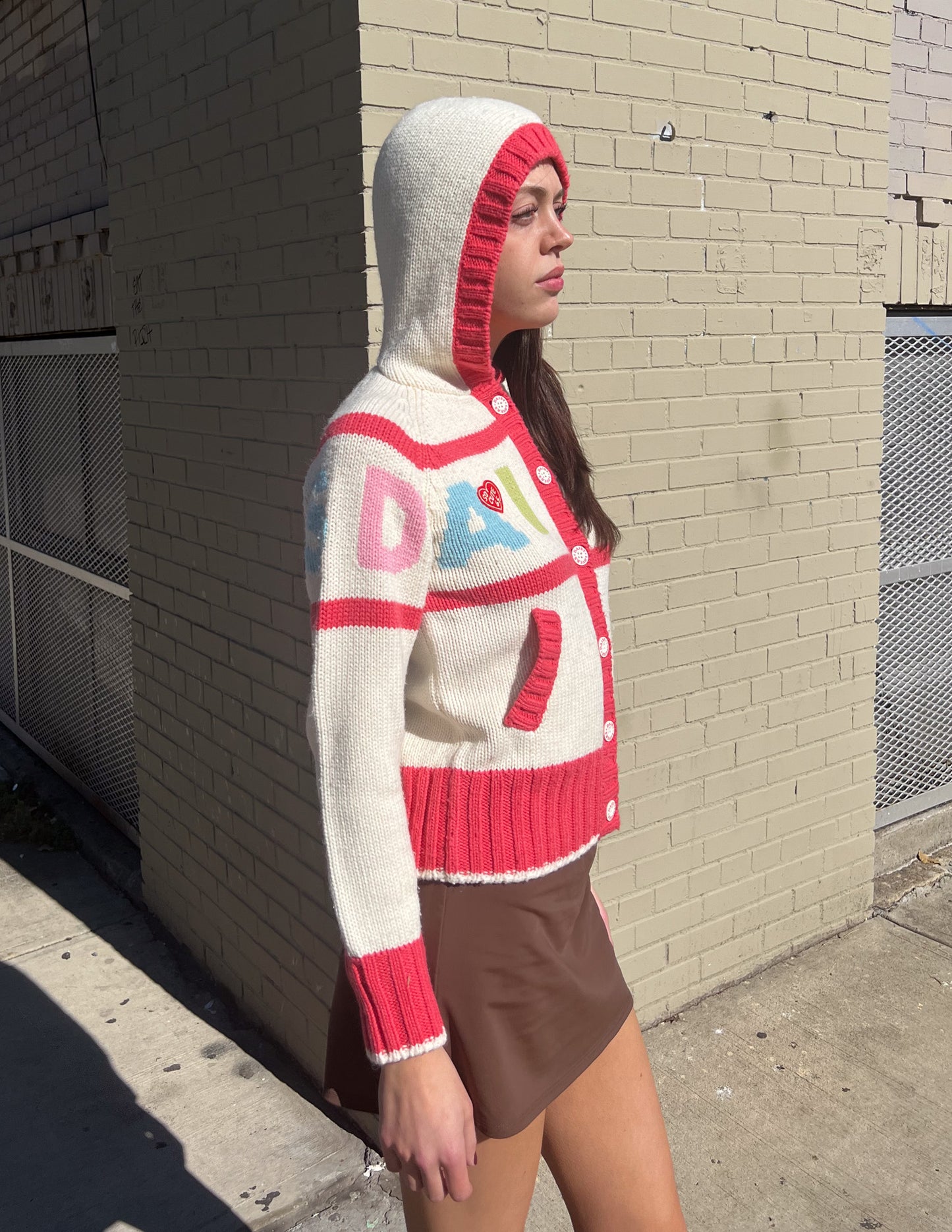 Daisy Lovers Gold Label Button Hoodie