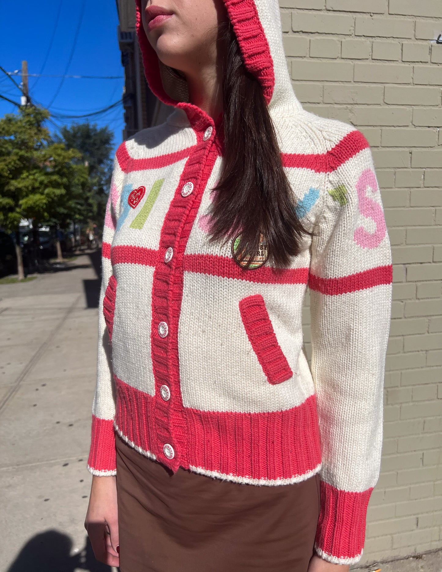 Daisy Lovers Gold Label Button Hoodie