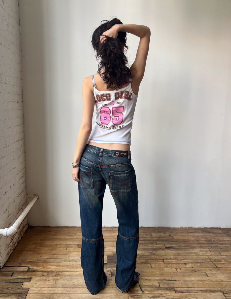 Daisy Lovers Hibiscus League Tank