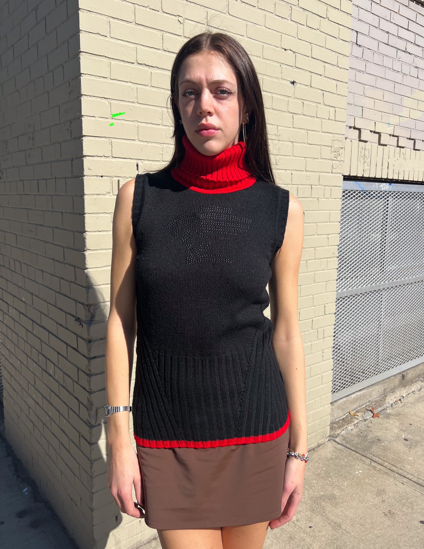 Versace Sport Embellished Turtleneck