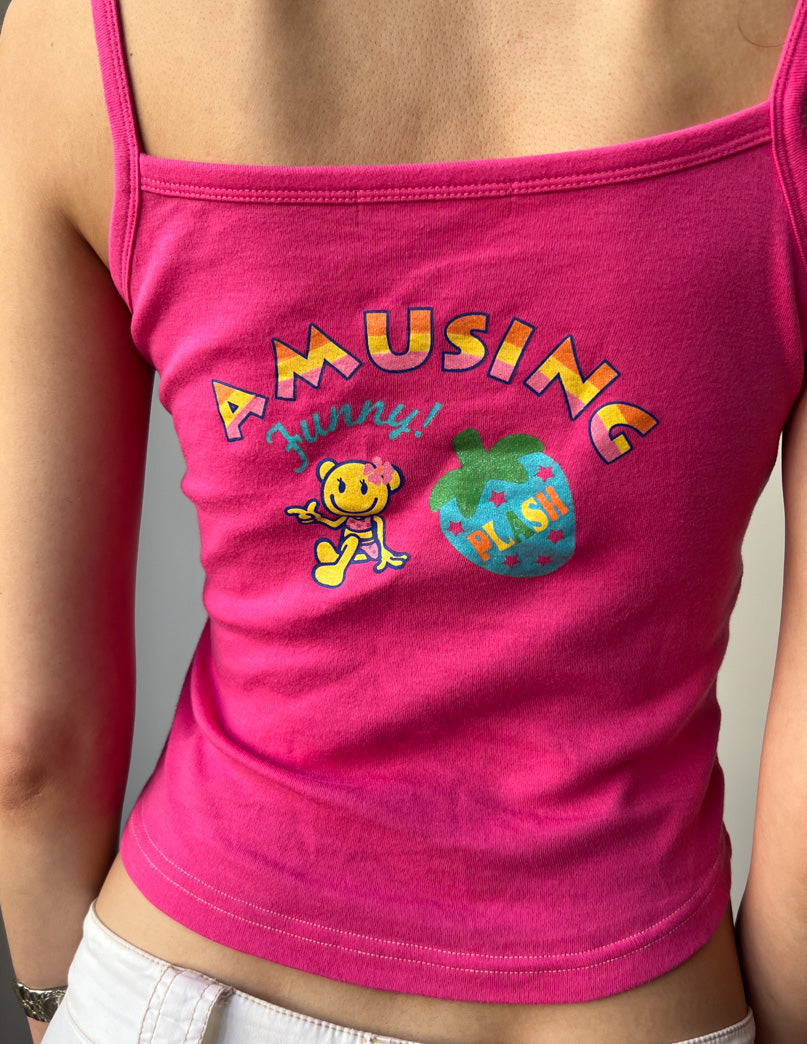 Daisy Lovers Pink All Over Graphic Tank