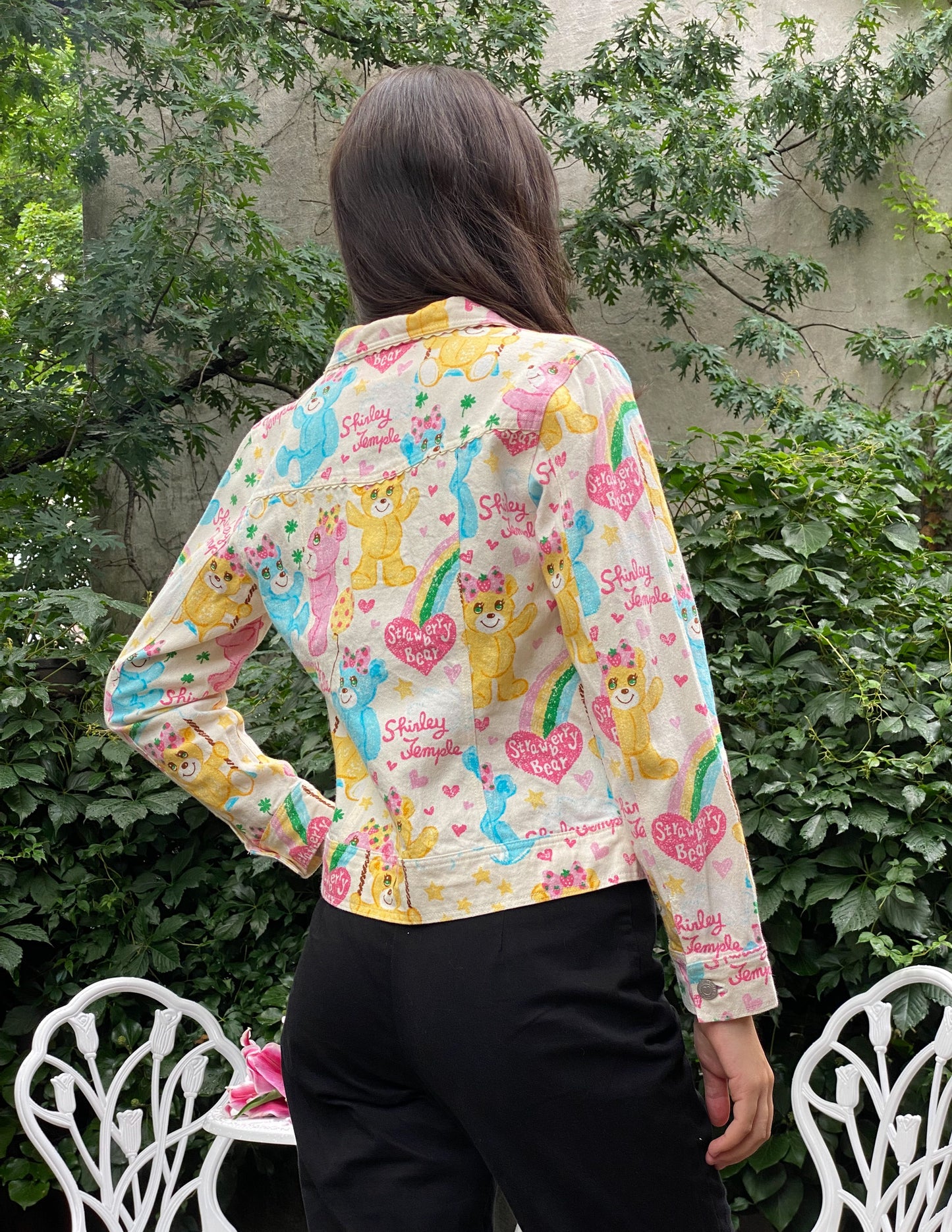Shirley Temple All Over Print Jacket Sourced in Japan