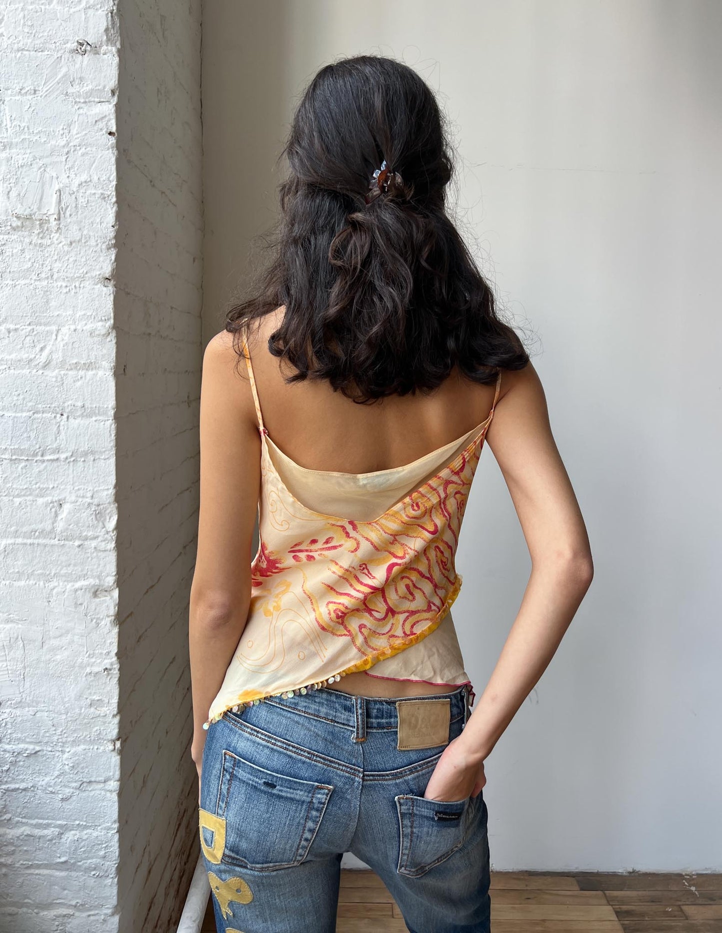 Vintage Mariela Rosati Watercolor Print Tank