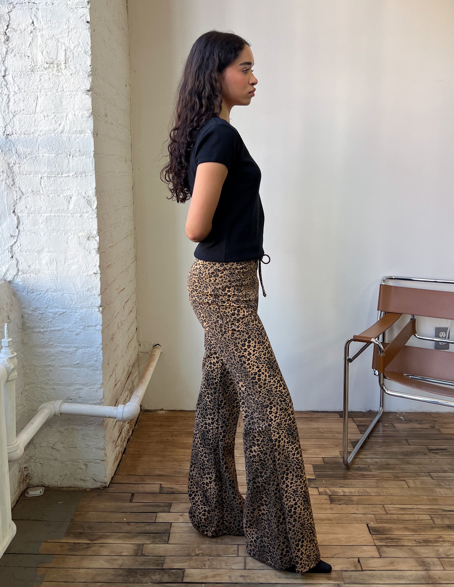90s Leopard Print Pants