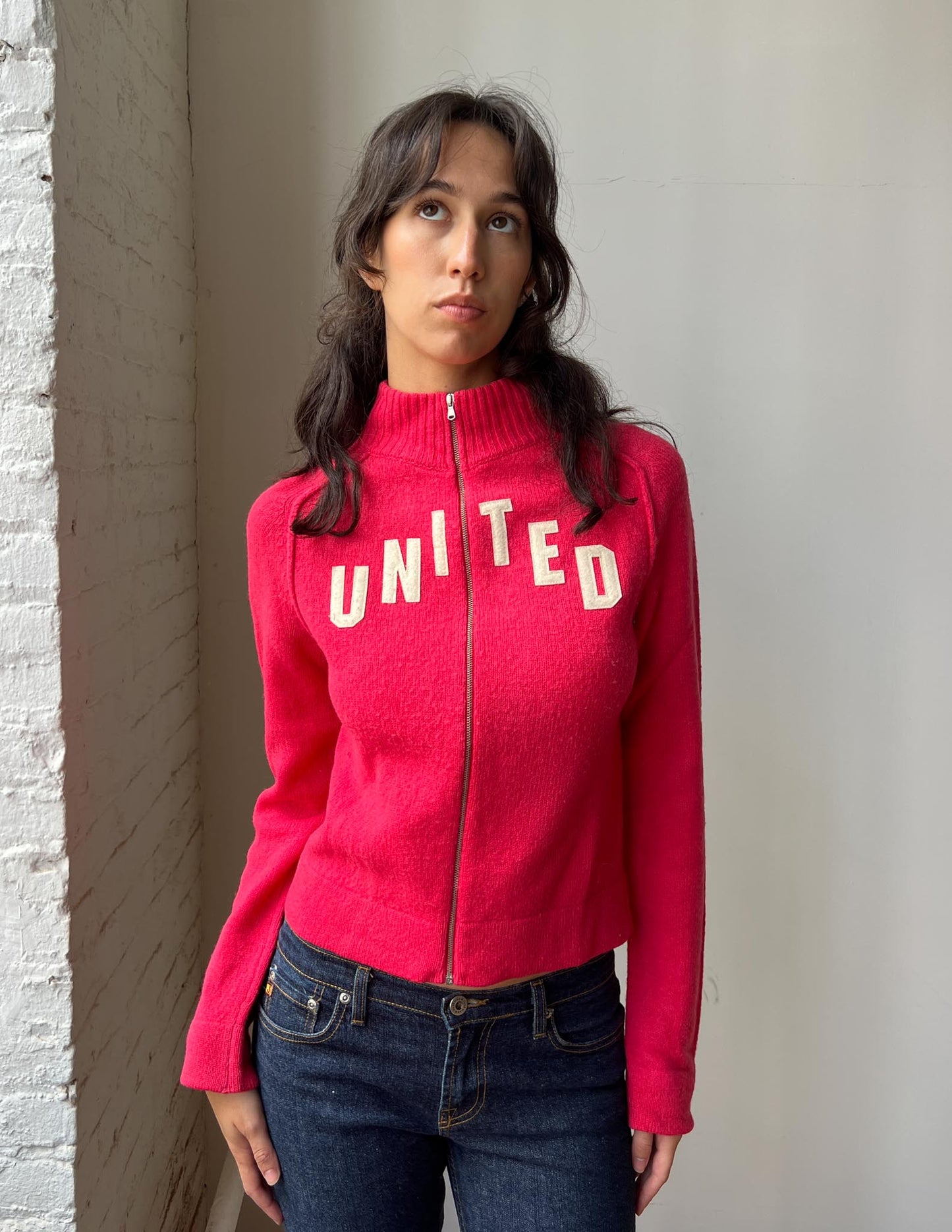 United Zip Up Sweater