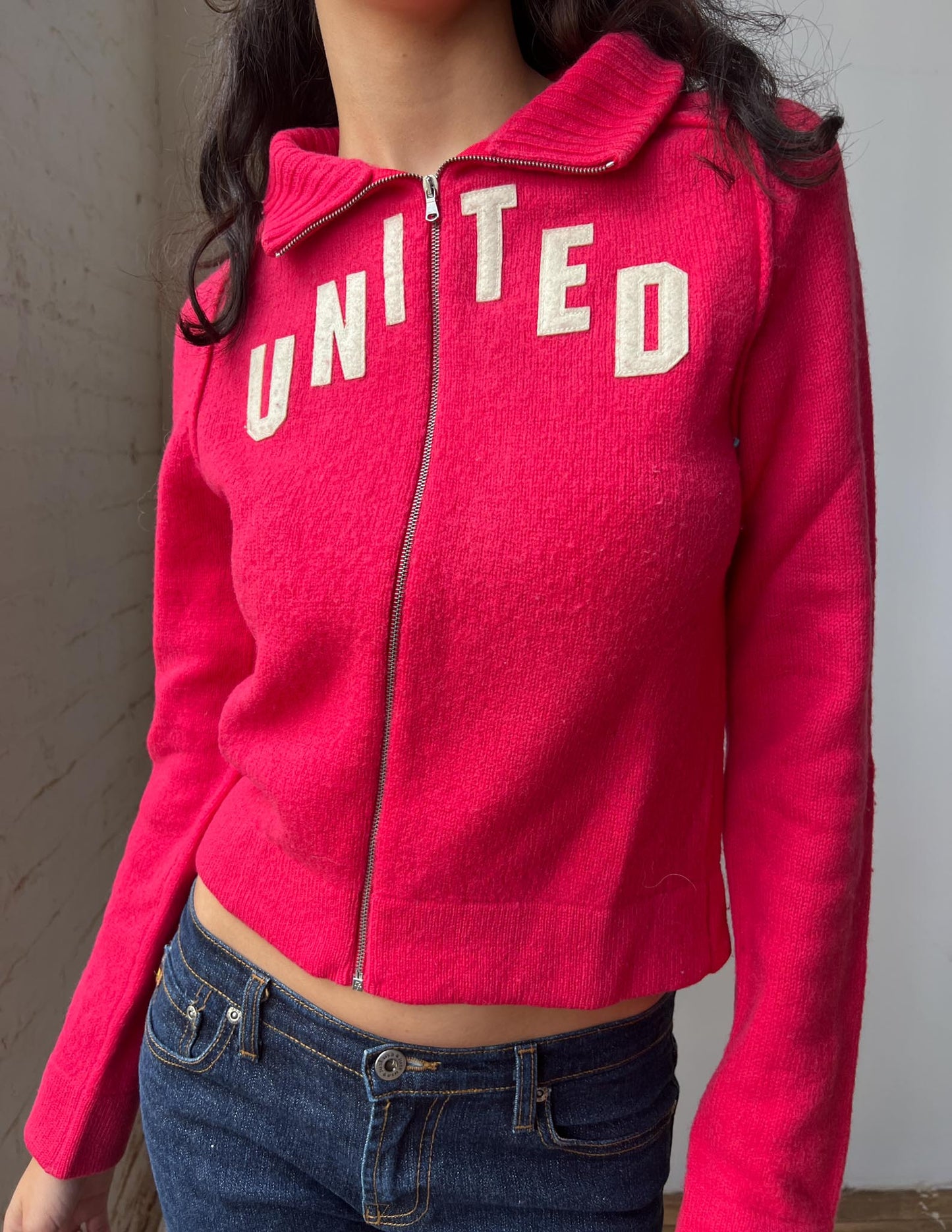 United Zip Up Sweater