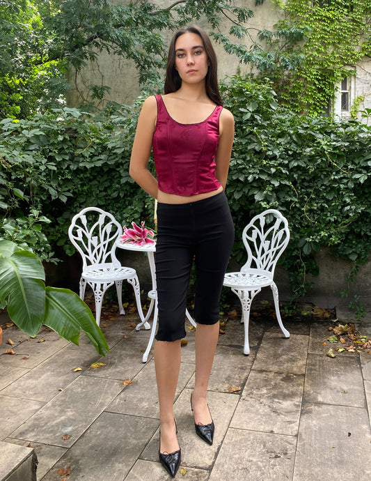 Vtg Bebe Moda Bustier Tank