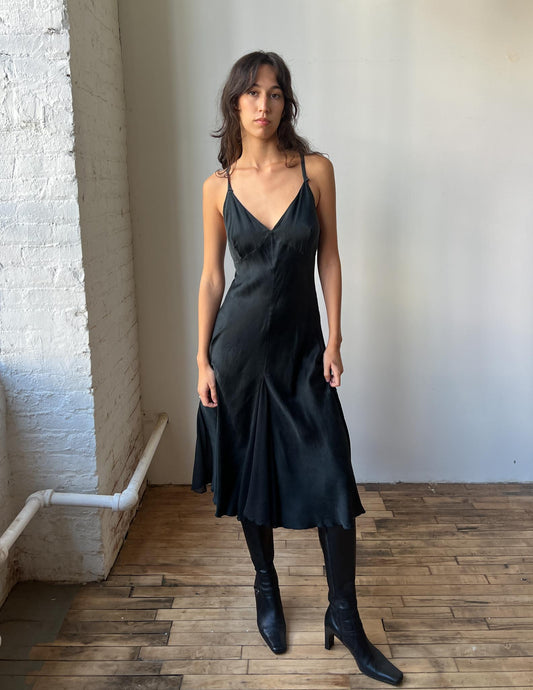 Vintage Intimissimi Silk Maxi Dress