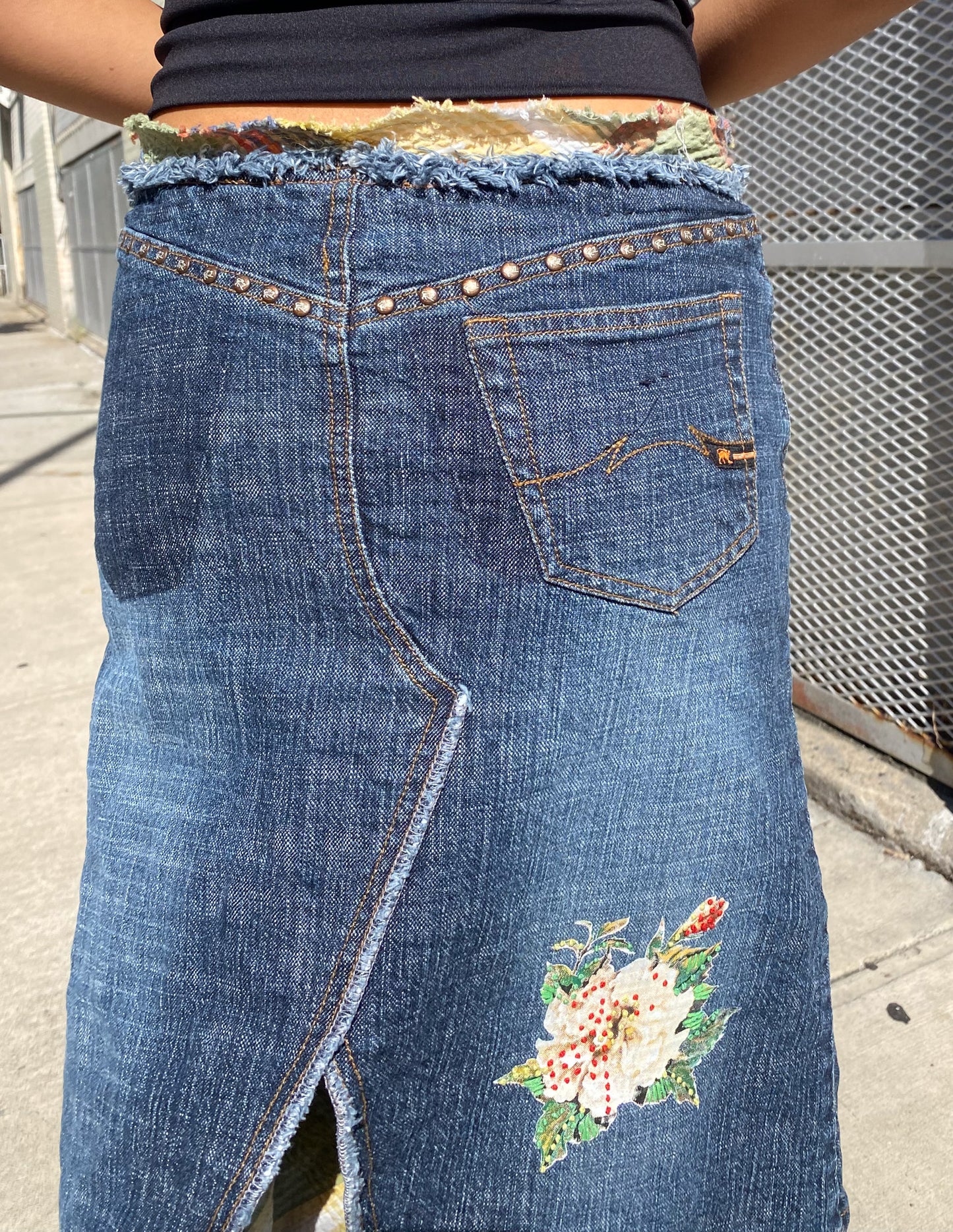 Parasuco Jeans Denim Midi skirt