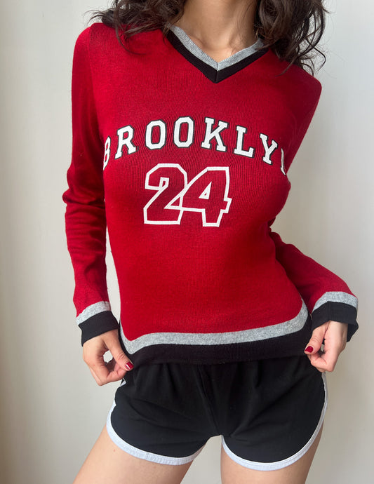Vtg Brooklyn Varsity Sweater