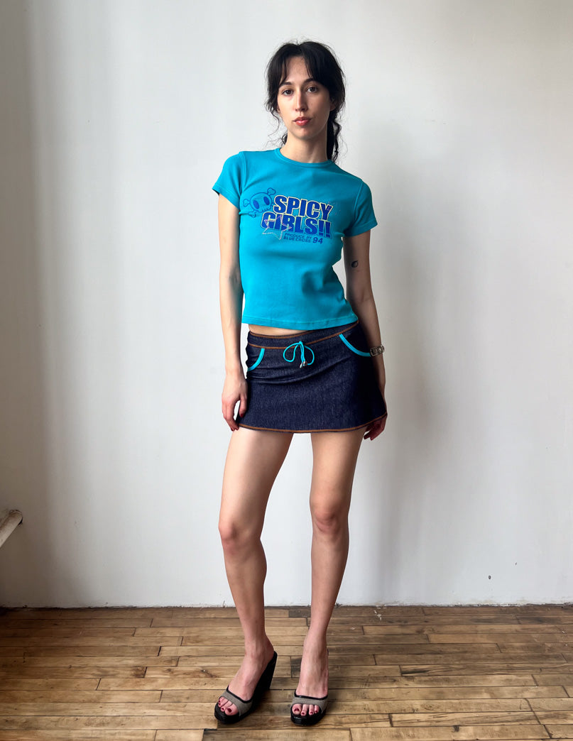 Blue Cross Spicy Girls Baby Tee