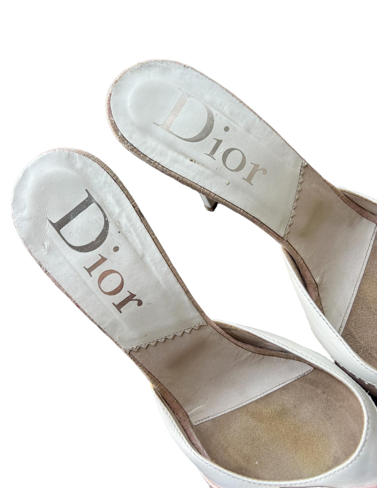 Christian Dior Buckle Kitten Heels